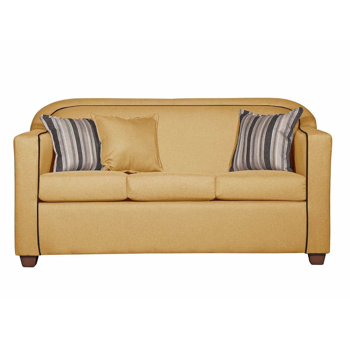 RUZAM MOBEL - SOFÁ 3 CUERPOS ZAFIRO MOSTAZA