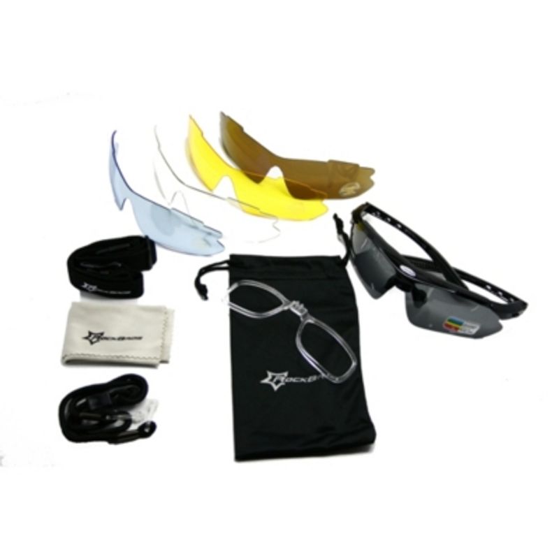 ROCKBROS - Lentes Rockbros Deportivos 5 En 1 Bicicleta Outdoor Running