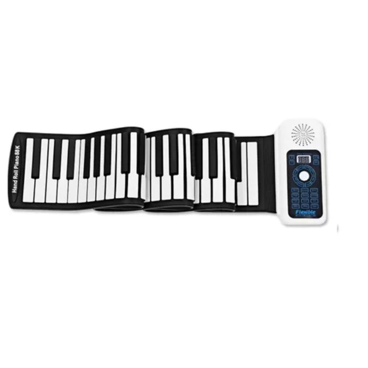 GENERICO - Piano Enrollable Línea Profesional de 88 Teclas USB AUX