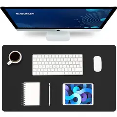 GENERICO - Alfombrilla Mousepad Cuero tp Cubierta Escritorio 60x30 Cm