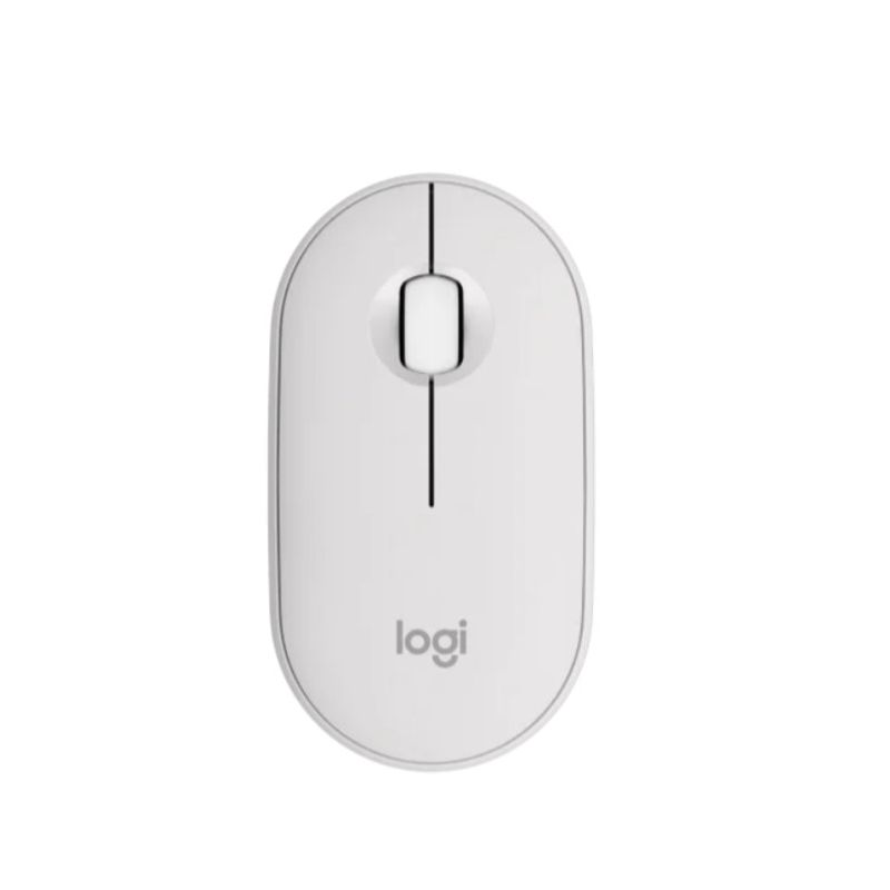 LOGITECH - Logitech Pebble 2 M350s Mouse Bluetooth Color Blanco