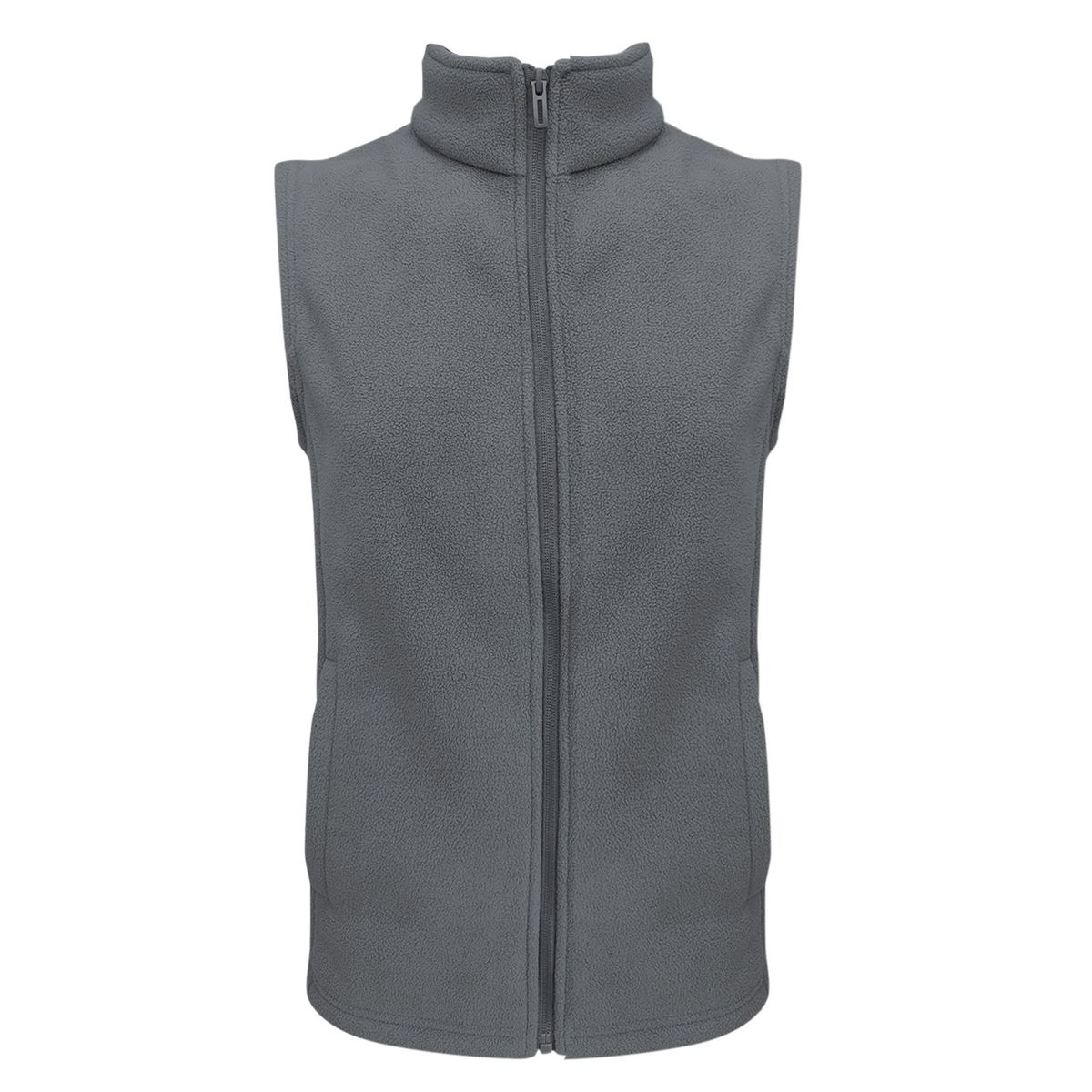 ANDESLAND OUTDOOR APPAREL - Chaleco Micropolar Liso Chilla Gris Mujer