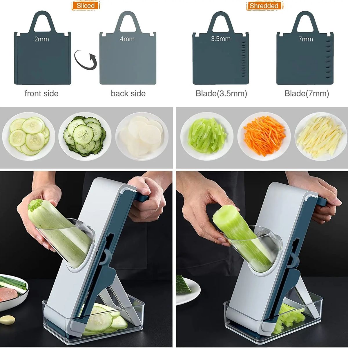 GENERICO - rebanador de papas y cortador de verdura y frutas compra calidad