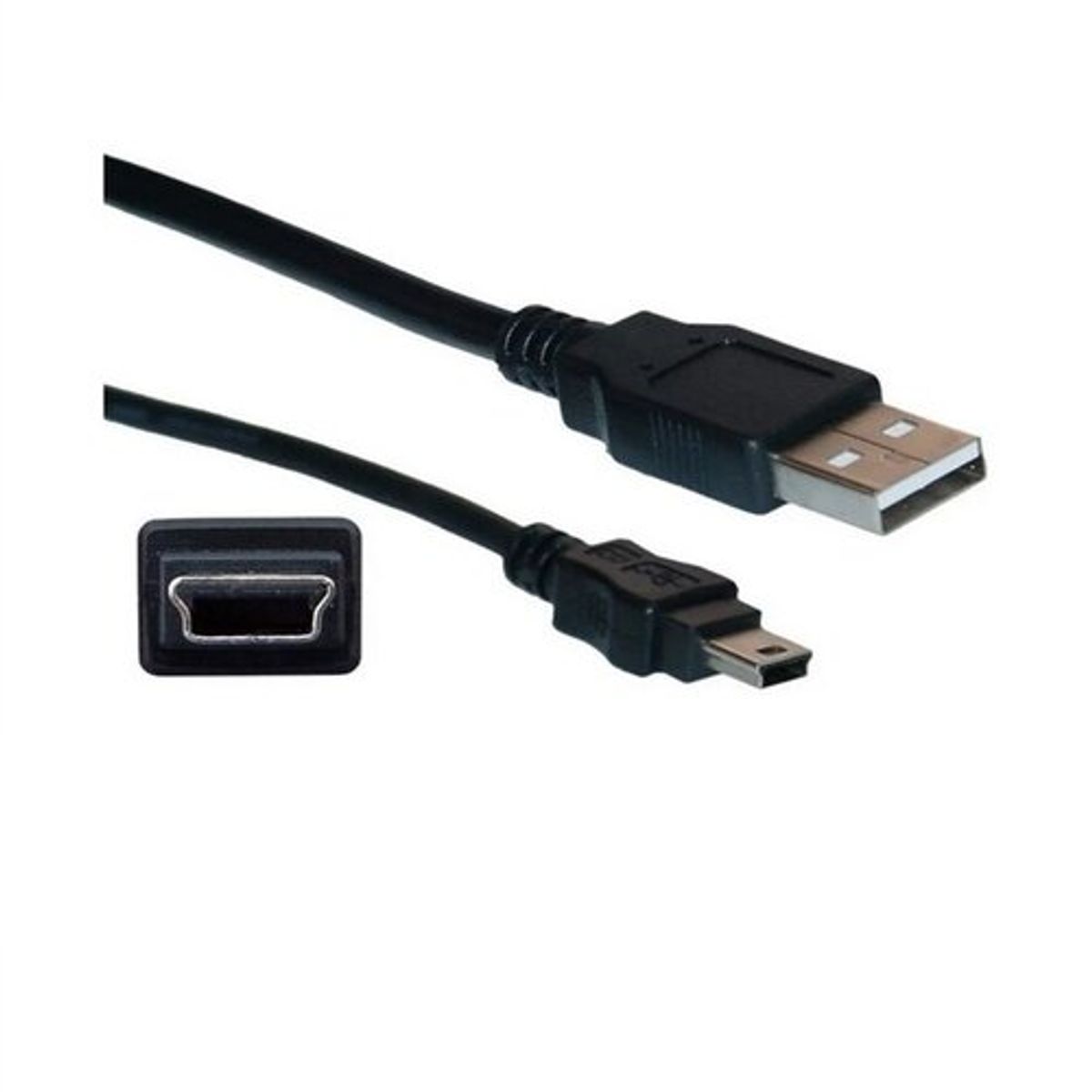 DBLUE - CABLE USB 2.0 A USB MINI 5 PINES 1.5M