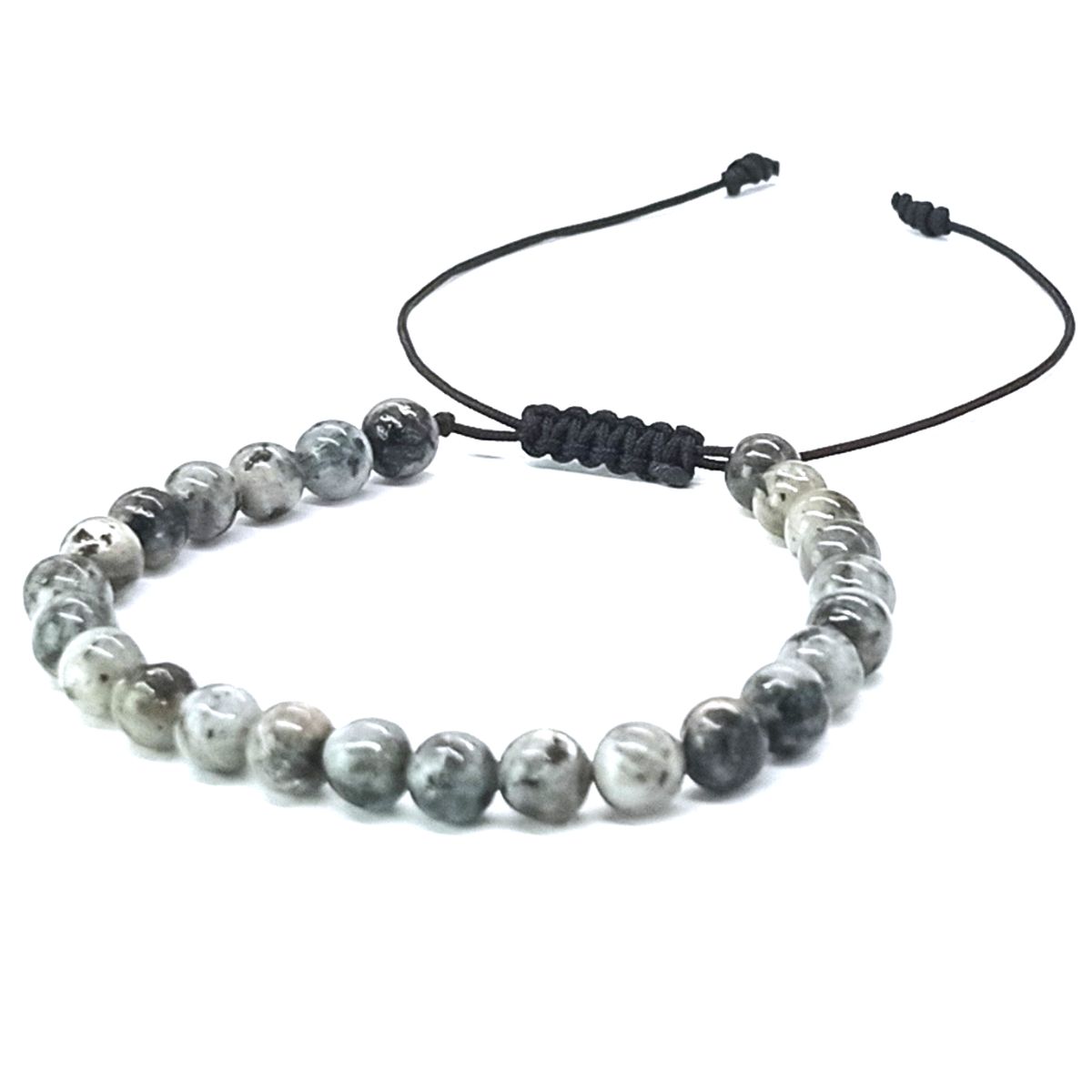 GENERICO - Pulsera Larvikita Natural Protección Equilibrio y Energía Positiva