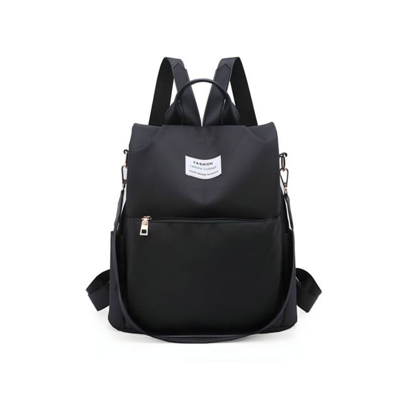 GENERICO - MOCHILA URBANA ANTIRROBO PARA MUJER NEGRO
