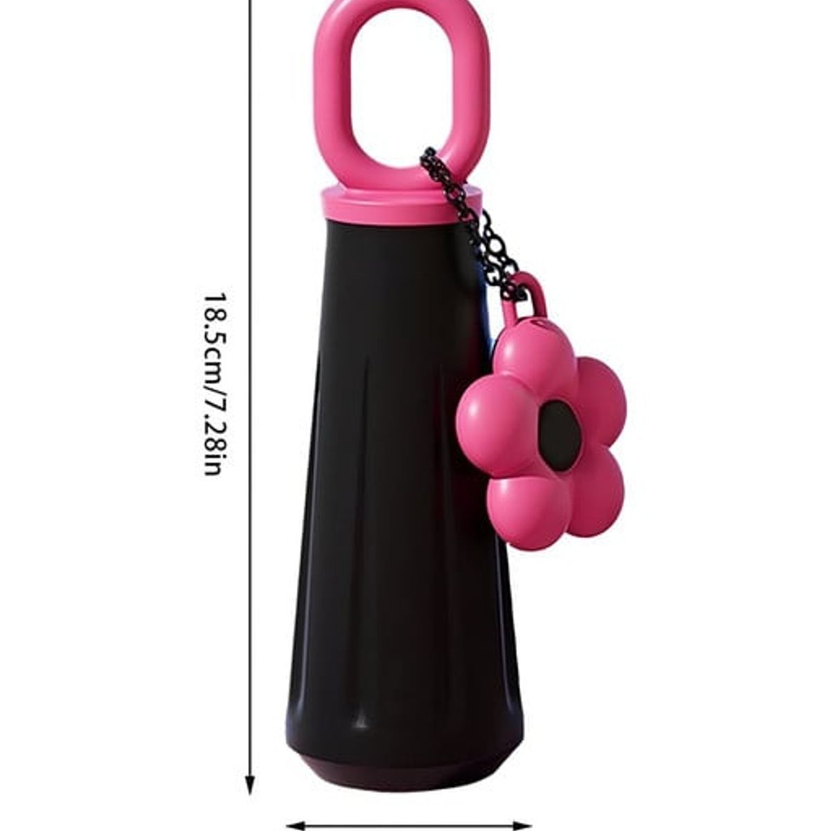 GENERICO - TERMO BOTELLA TERMICA CON ACCESORIO DE FLOR