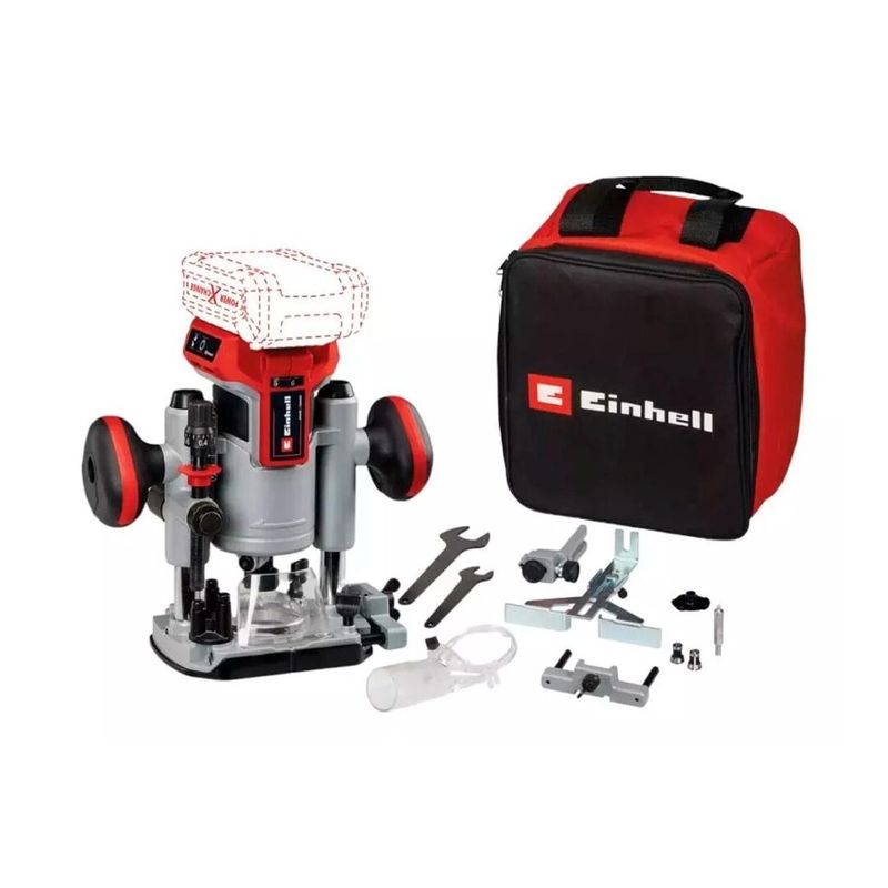 EINHELL - Set Fresadora Inal. Einhell TP-RO 18 Set Li BL - Sin Baterías