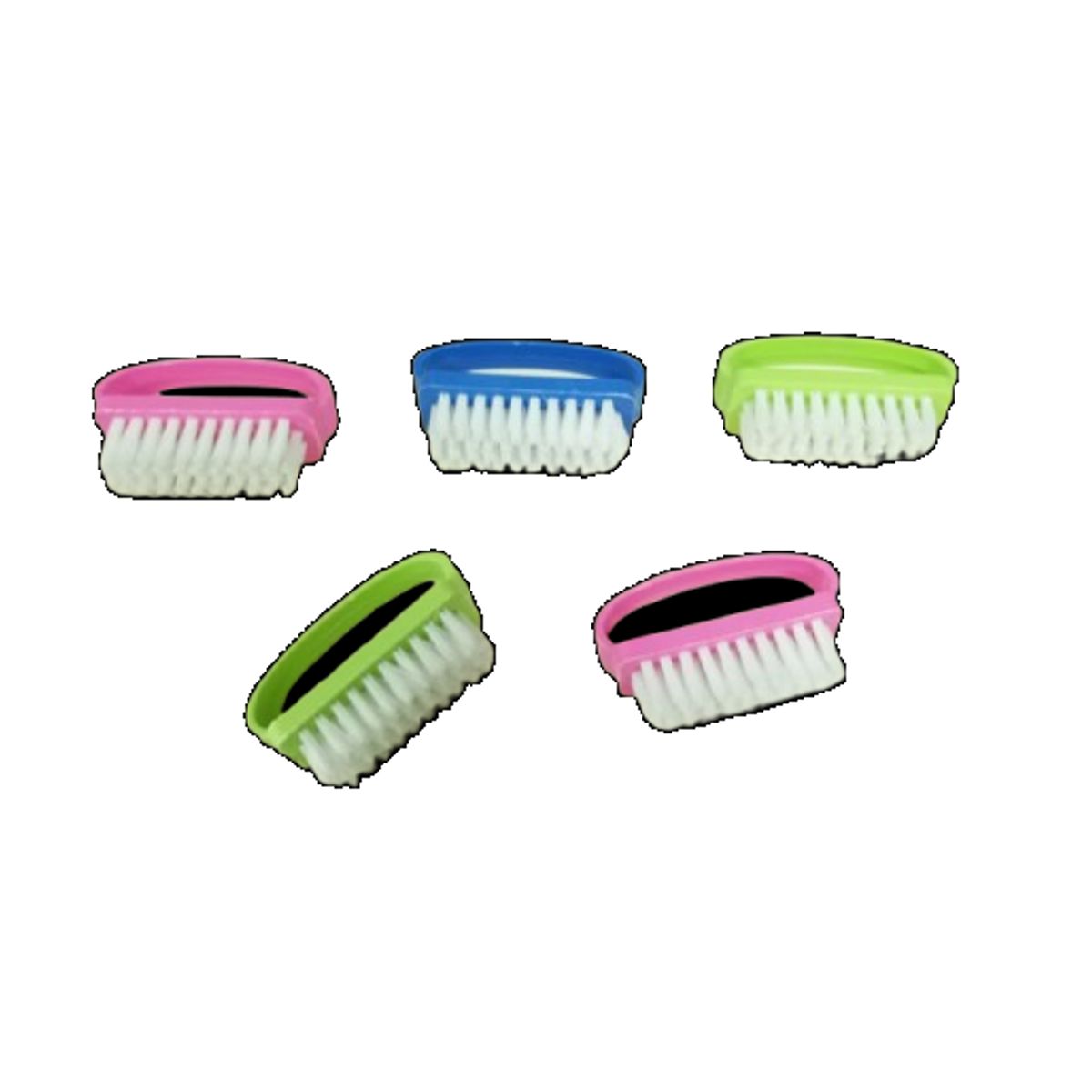 GENERICO - Set 5 escobillas de uñas manicure pedicure limpieza