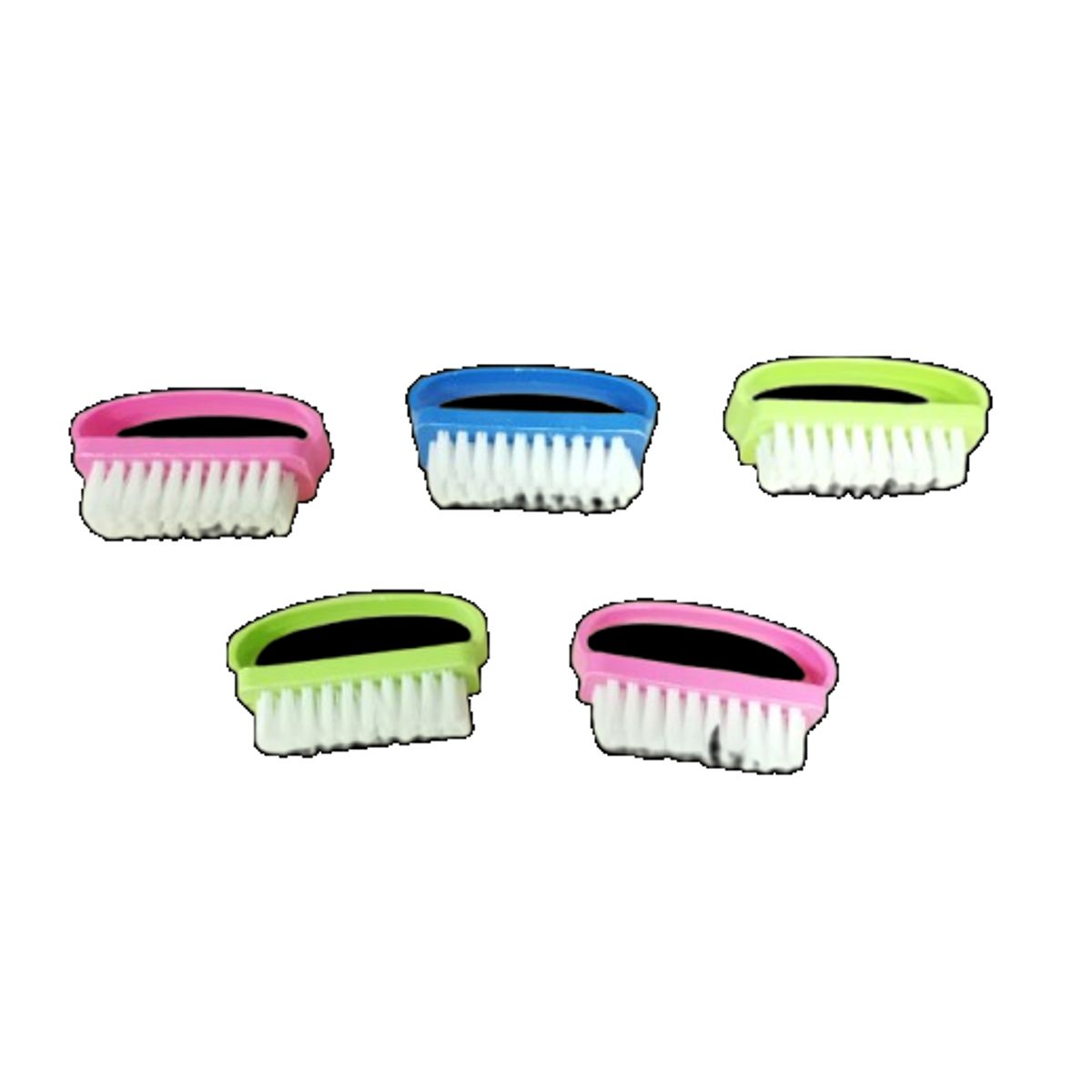 GENERICO - Set 5 escobillas de uñas manicure pedicure limpieza