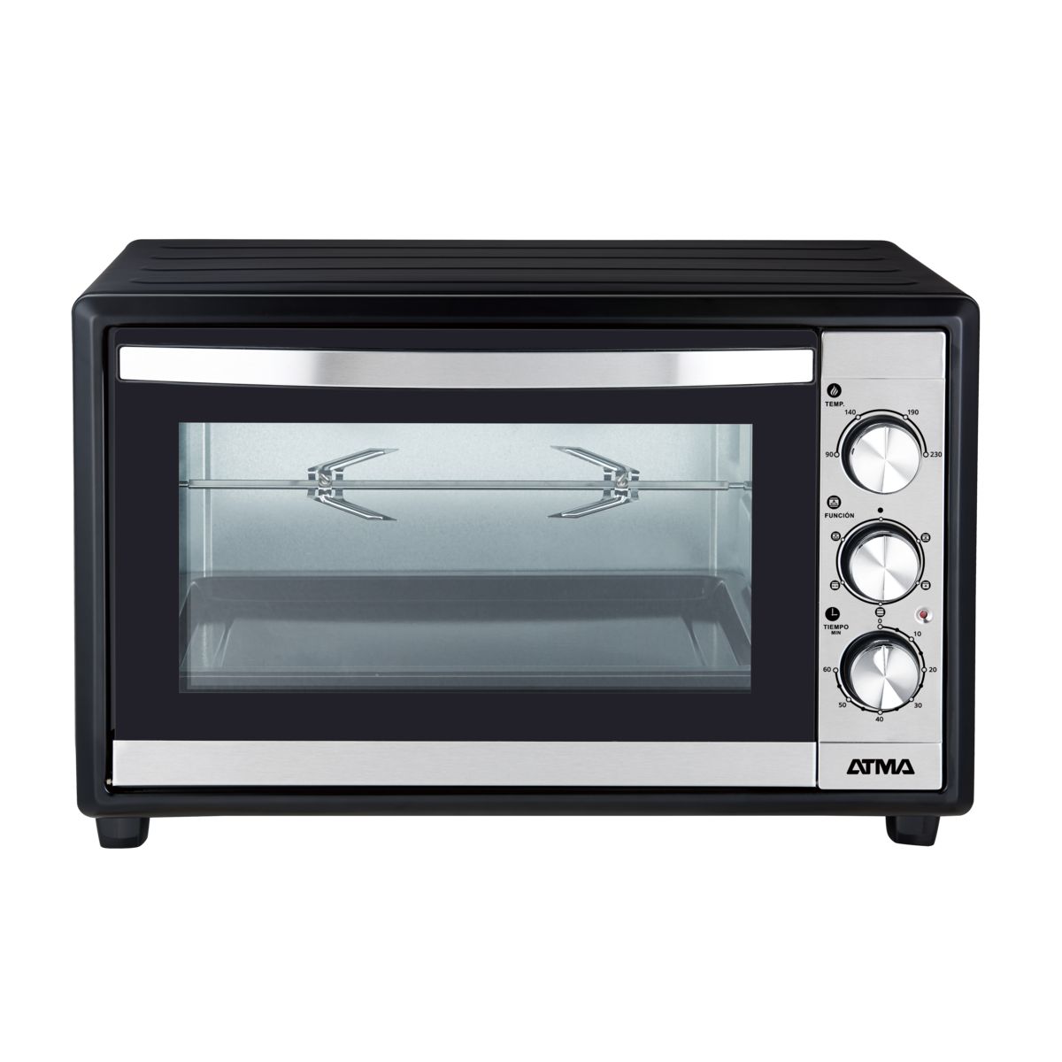 ATMA - Horno Eléctrico De Mesa Atma con Grill 45l 1800w Convección y Spiedo