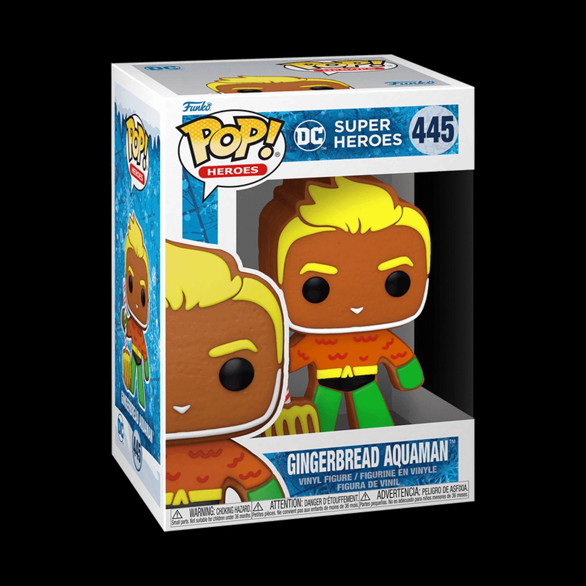 FUNKO - Funko Pop Heroes 445 - DC Super Heroes Gingerbread Aquaman