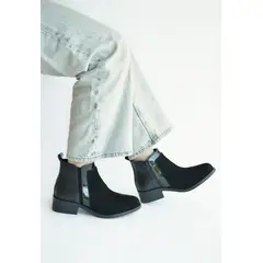 GIANI DAFIRENZE - Botin Mujer De Cuero Urogallo C30 Negro