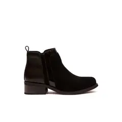 GIANI DAFIRENZE - Botin Mujer De Cuero Urogallo Negro C30.