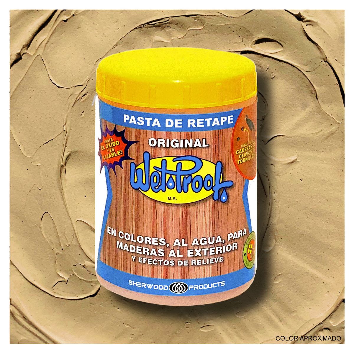 WETPROOF - PASTA DE RETAPE WET PROOF® HABAN PARA MADERA EXTERIOR 1-2 KG