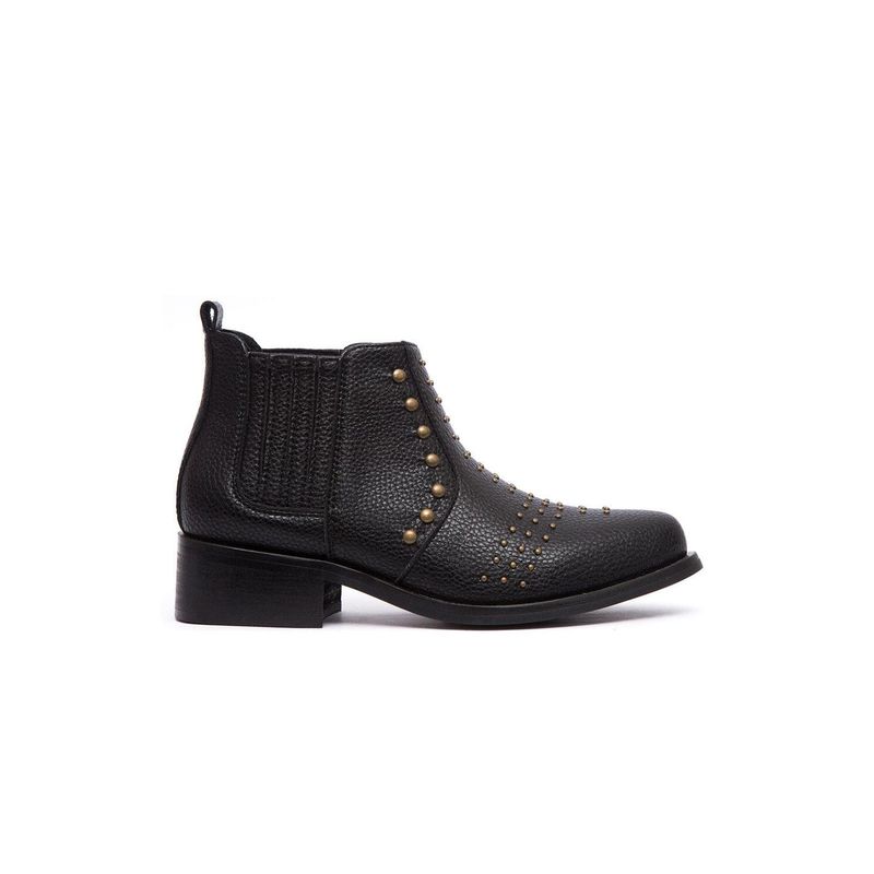 GIANI DAFIRENZE - Botines Mujer De Cuero Yal Negro C16