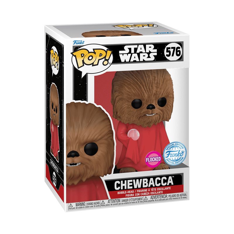 FUNKO - Funko Pop 576 - Star Wars Chewbacca Flocked