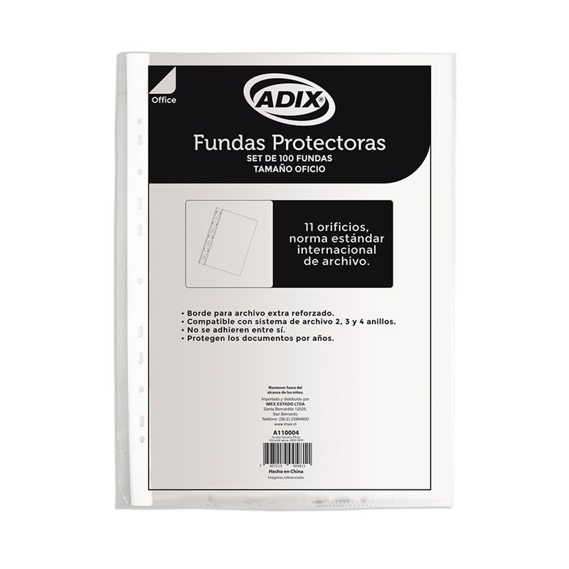 ADIX - Funda Oficio 100 un. Adix
