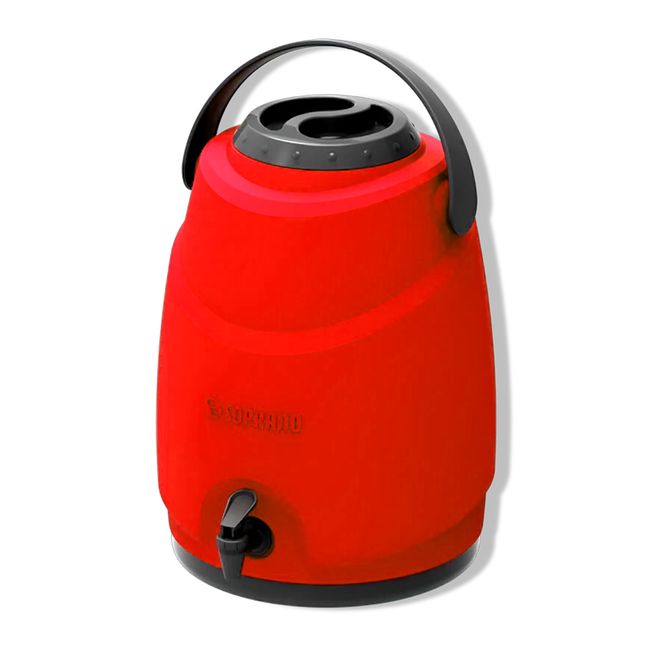 IMAHE - Termo Dispensador Térmico Aspen 12 litros Camping Soprano Color Rojo