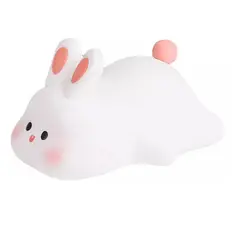 GENERICO - Lampara velador diseño de conejo recargable portatil con sensor