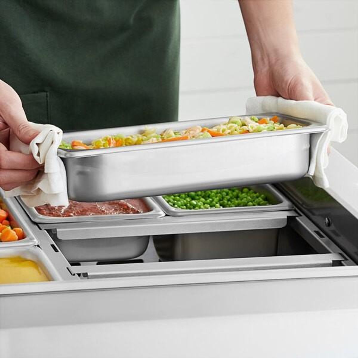 COOK IN - CONTENEDOR GASTRONOMICO GN 13 x 65CM - Plateado