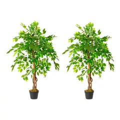 ARBUSTO REAL - 2 X 1 Plantas Artificiales Baratas Ficus 120 Cm