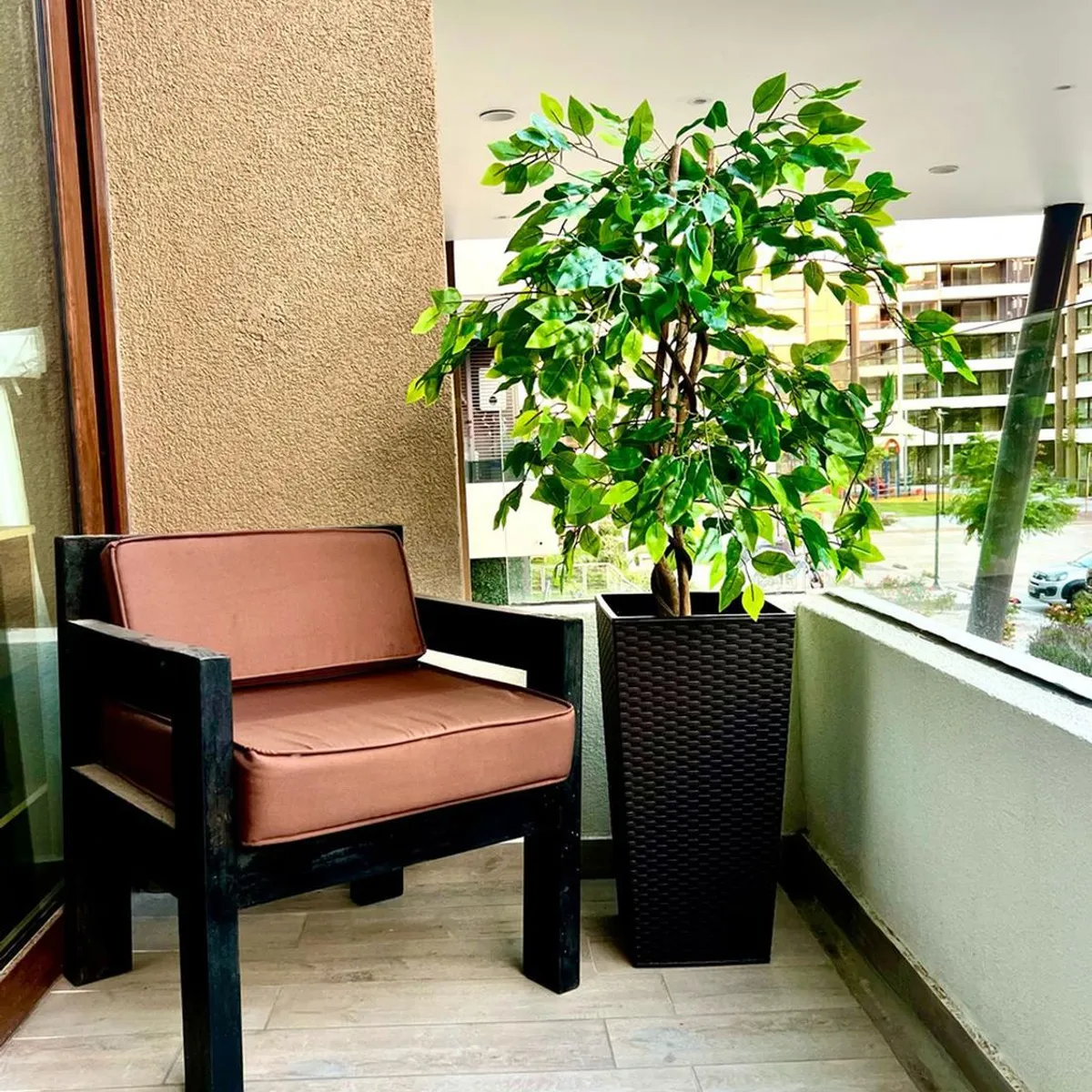 ARBUSTO REAL - 2 X 1 Plantas Artificiales Baratas Ficus 120 Cm Arbusto Real