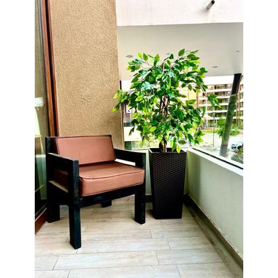 Imagen 2 del producto 2 X 1 Plantas Artificiales Baratas Ficus 120 Cm