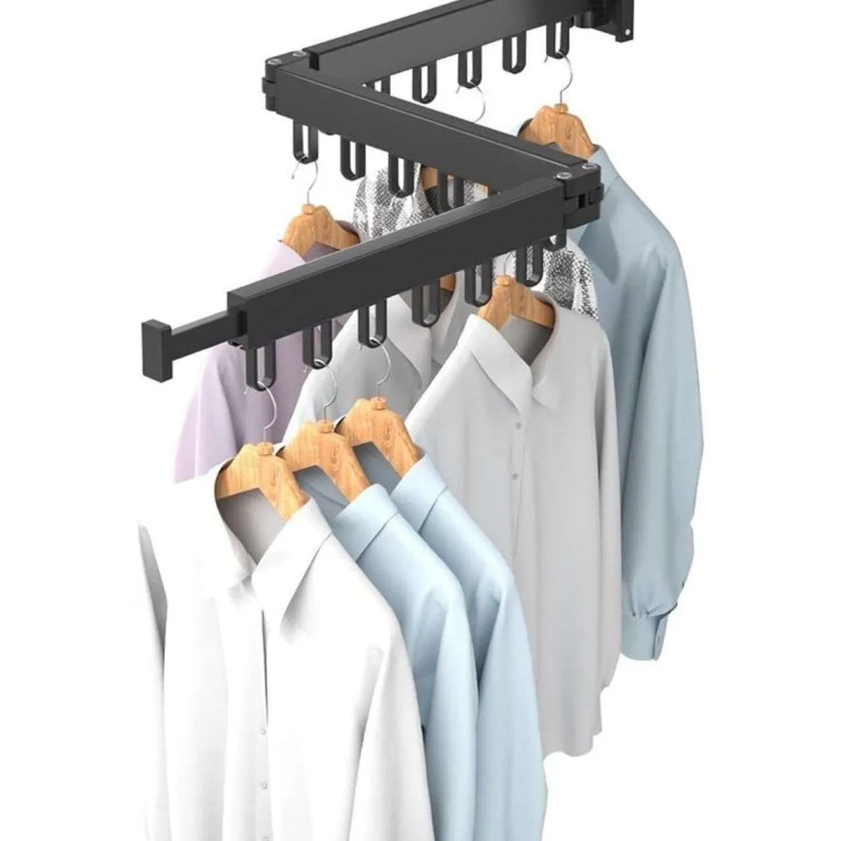 GENERICO - Tendedero de ropa Plegable de Pared
