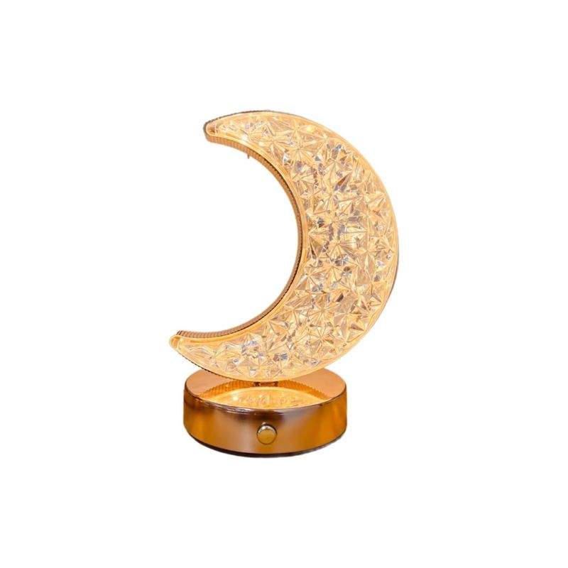 GENERICO - lampara de mesa Escritorio Led recargable en forma de luna