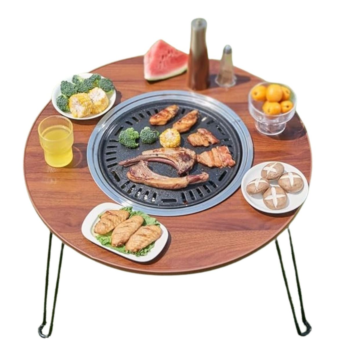 MOVI - MESA PORTÁTIL CON PARRILLA PARA EXTERIORES