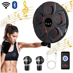 UTILISIMO - Máquina Boxeo Musical Bluetooth Recargable USB Entrenamiento