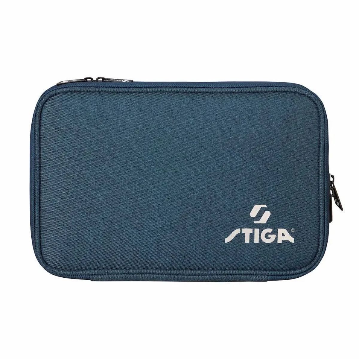 STIGA - FUNDA TENIS DE MESA DOBLE STIGA RIVAL AZUL VERDOSO