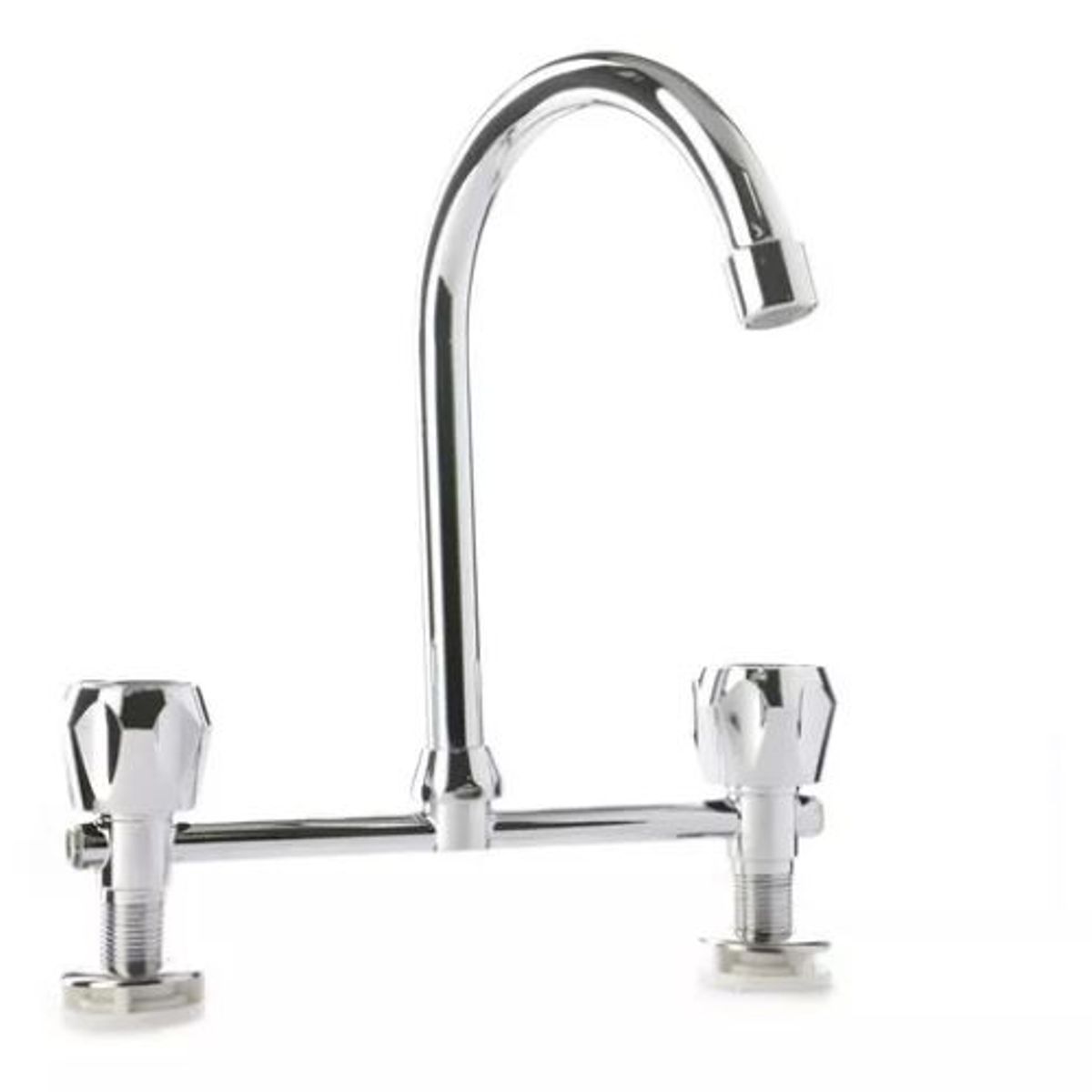 GENERICO - Llave Combinación Para Lavaplatos Color Plateado