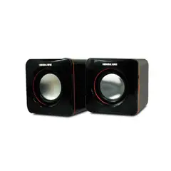 DBLUE - Parlantes Mini Usb 2.0 para Notebook Black