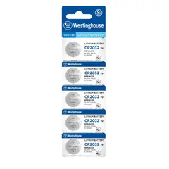 WESTINGHOUSE - Pack 5 Pilas Cr2032 Tipo Botón