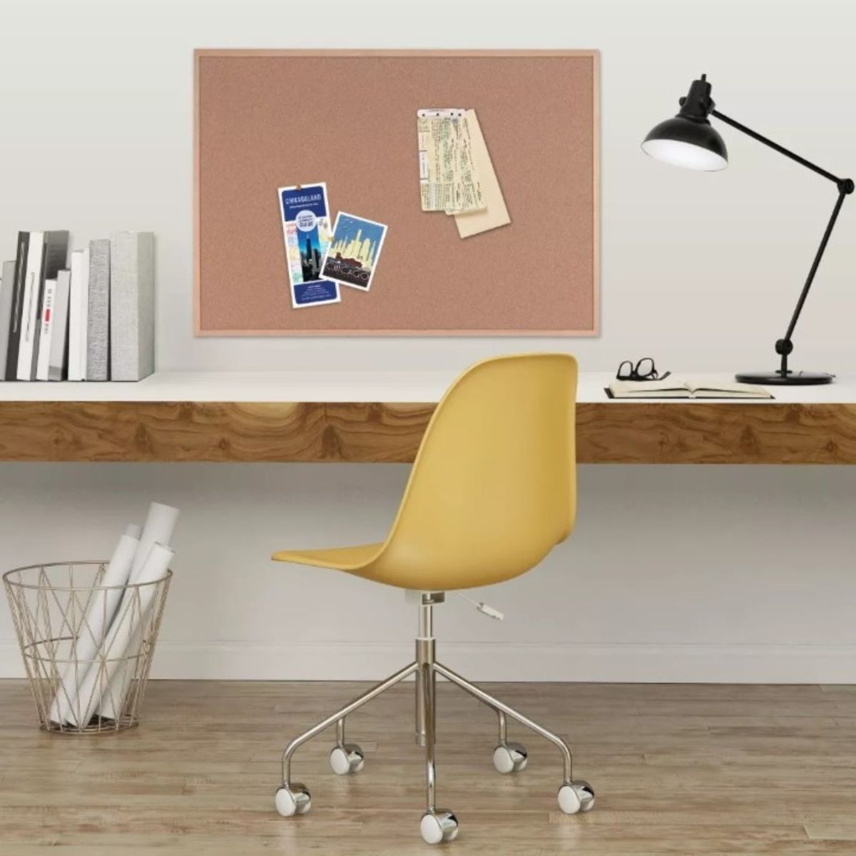 GENERICO - Pizarras De Corcho 40x60 Cm Con Borde De Madera