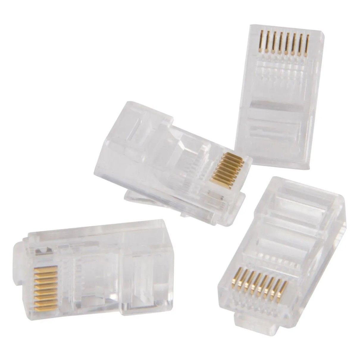 MACROTEL - Pack 4 Conectores Rj45 Macrotel Terminales