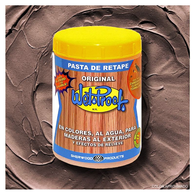 WETPROOF - PASTA DE RETAPE WET PROOF® CEDRO PARA MADERA EXTERIOR 1-2 KG