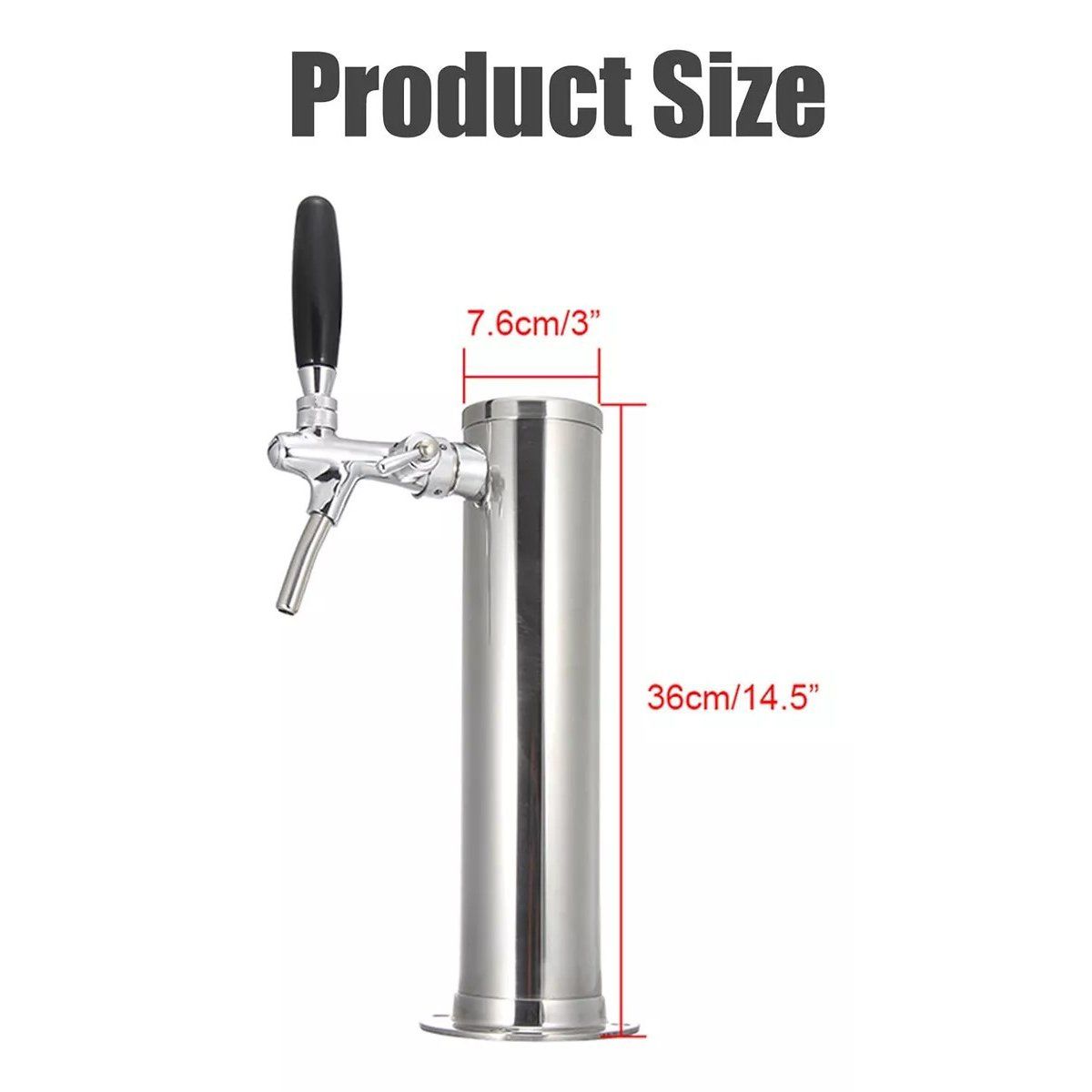 KUANGYE - Torre Dispensadora De Cerveza Con Compensador De Flujo