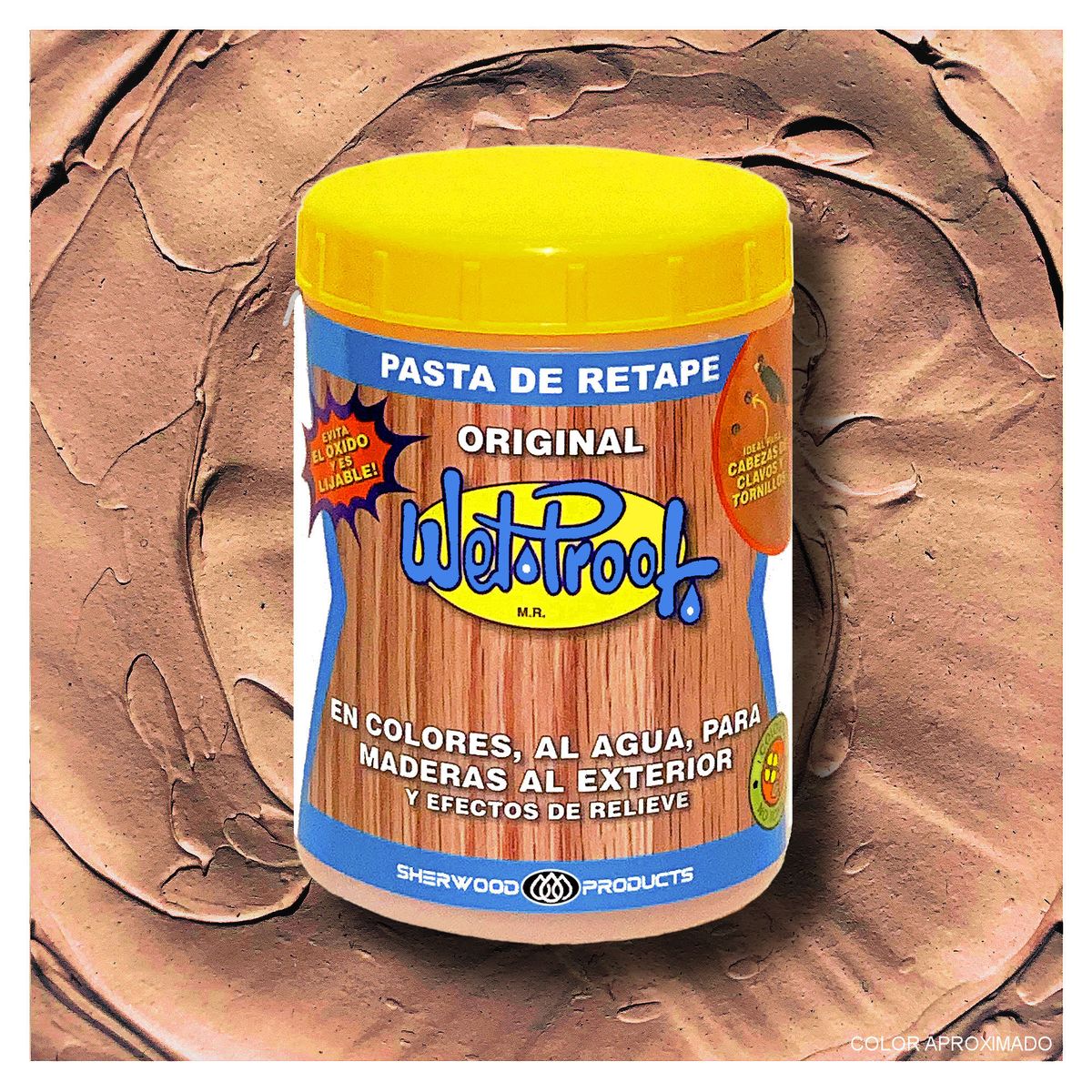 WETPROOF - PASTA DE RETAPE WET PROOF® ROBLE PARA MADERA EXTERIOR 1-2 KG