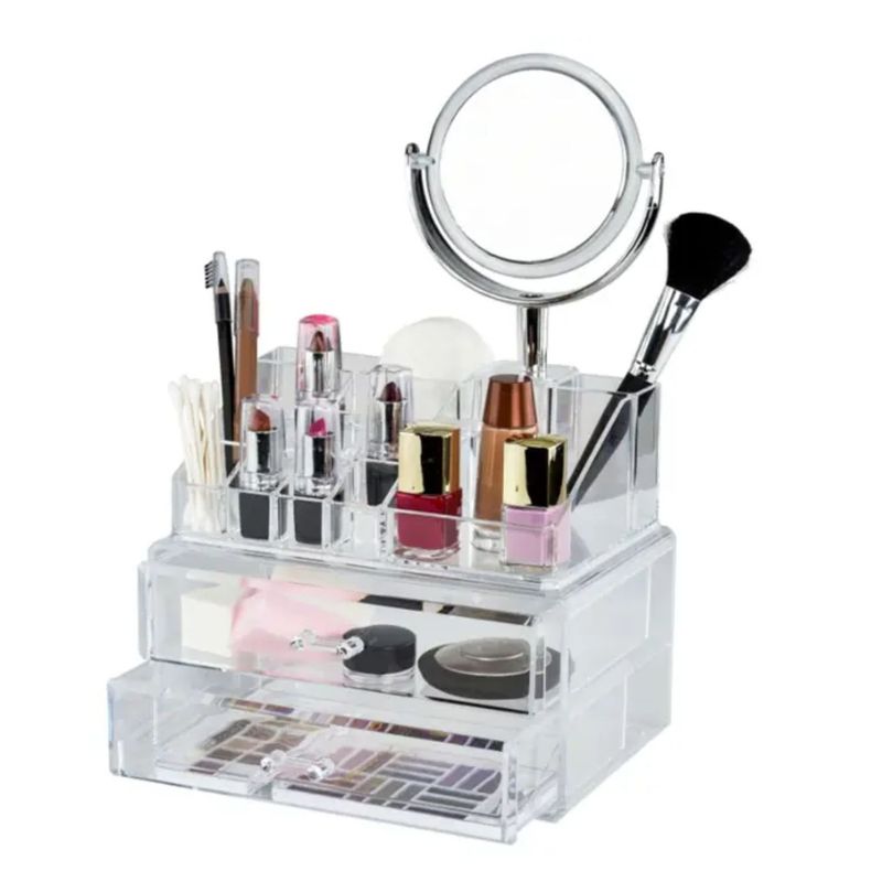 MOVI - ORGANIZADOR DE MAQUILLAJE Y COSMETICOS CON ESPEJO