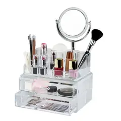 MOVI - ORGANIZADOR DE MAQUILLAJE Y COSMETICOS CON ESPEJO