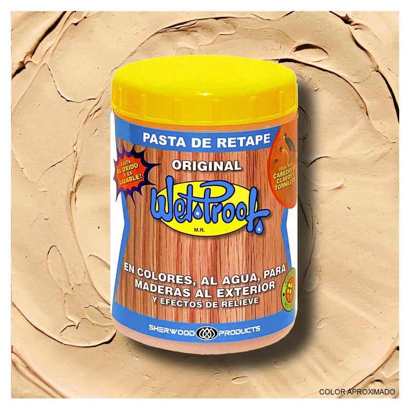 WETPROOF - PASTA DE RETAPE WET PROOF® PINO OREGÓN PARA MADERA EXTERIOR 1-2 KG