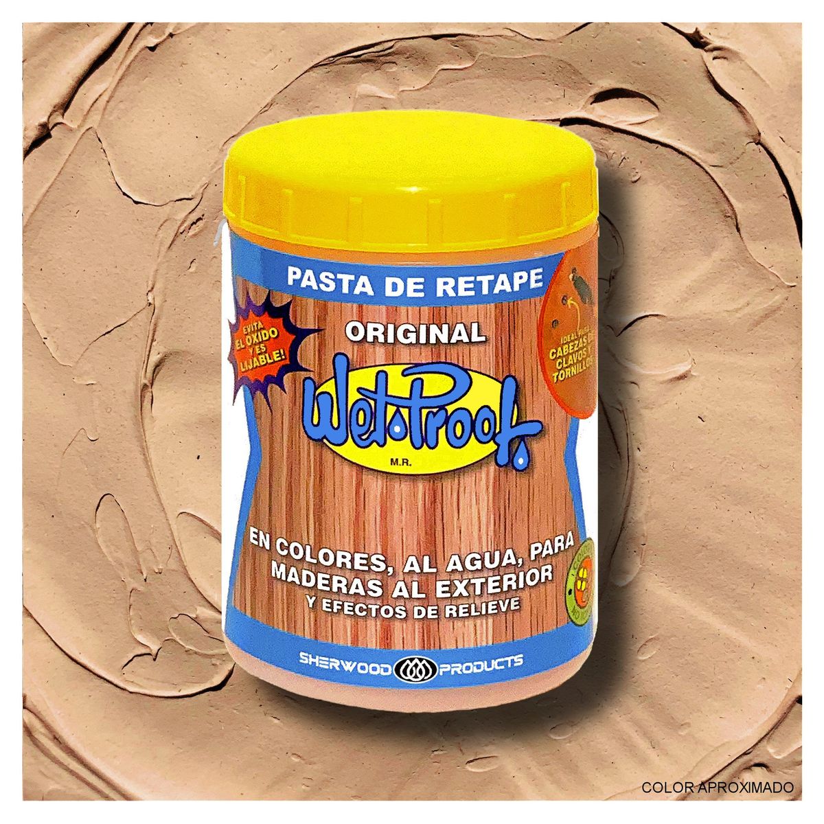 WETPROOF - PASTA DE RETAPE WET PROOF® ALERCE PARA MADERA EXTERIOR 1-2 KG