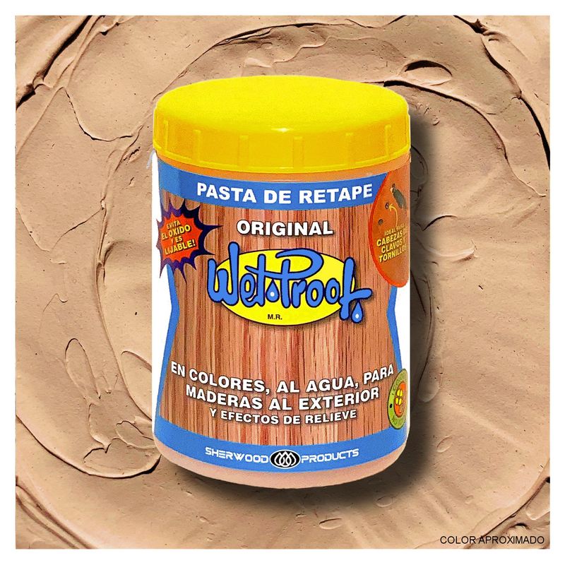 WETPROOF - PASTA DE RETAPE WET PROOF® ALERCE PARA MADERA EXTERIOR 1-2 KG