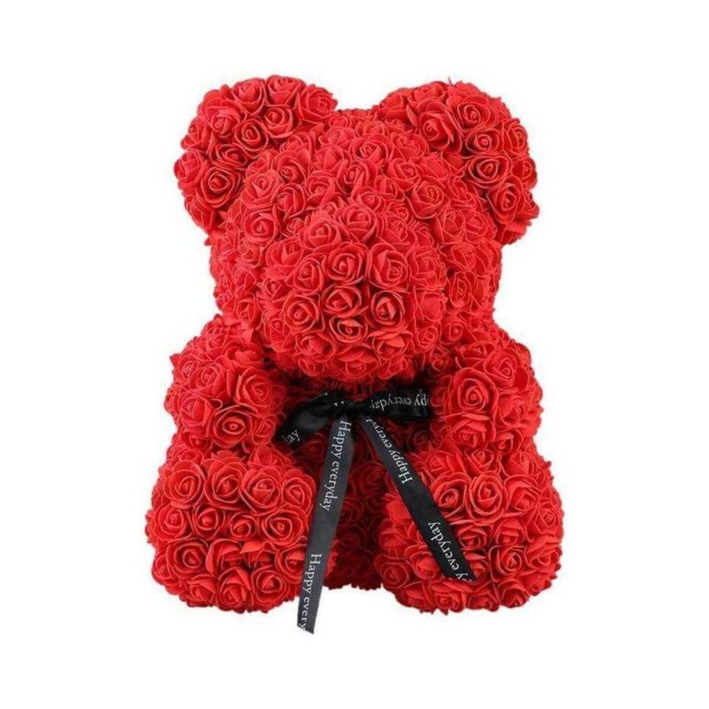 MOVI - OSO DE PELUCHE CON ROSAS ROJO PARA SORPRENDER