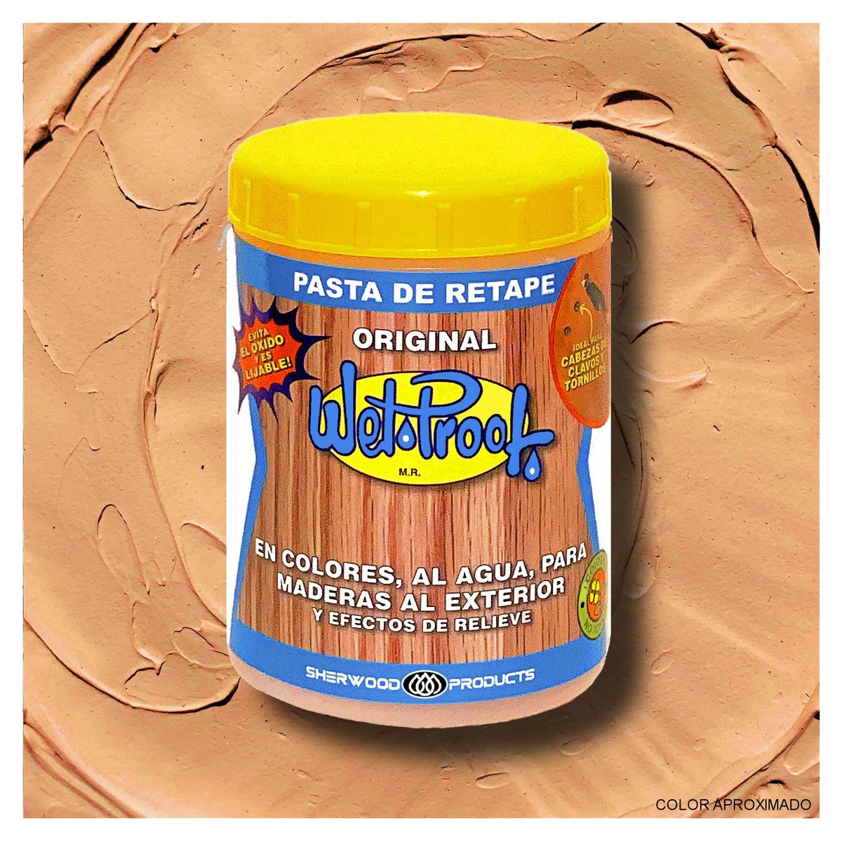 WETPROOF - PASTA DE RETAPE WET PROOF® RAULÍ PARA MADERA EXTERIOR 1-2 KG