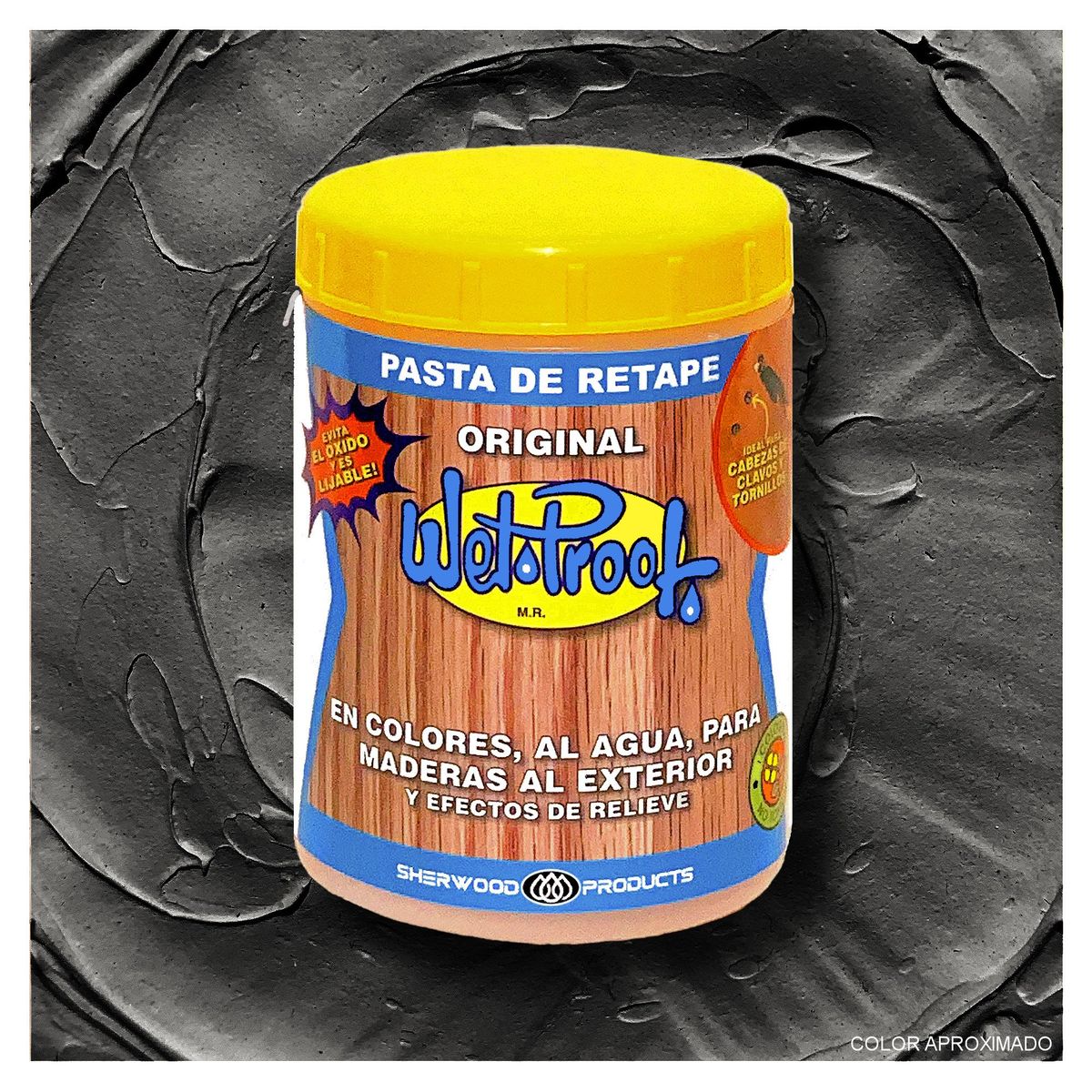 WETPROOF - PASTA DE RETAPE WET PROOF® HUMO PARA MADERA EXTERIOR 1-2 KG