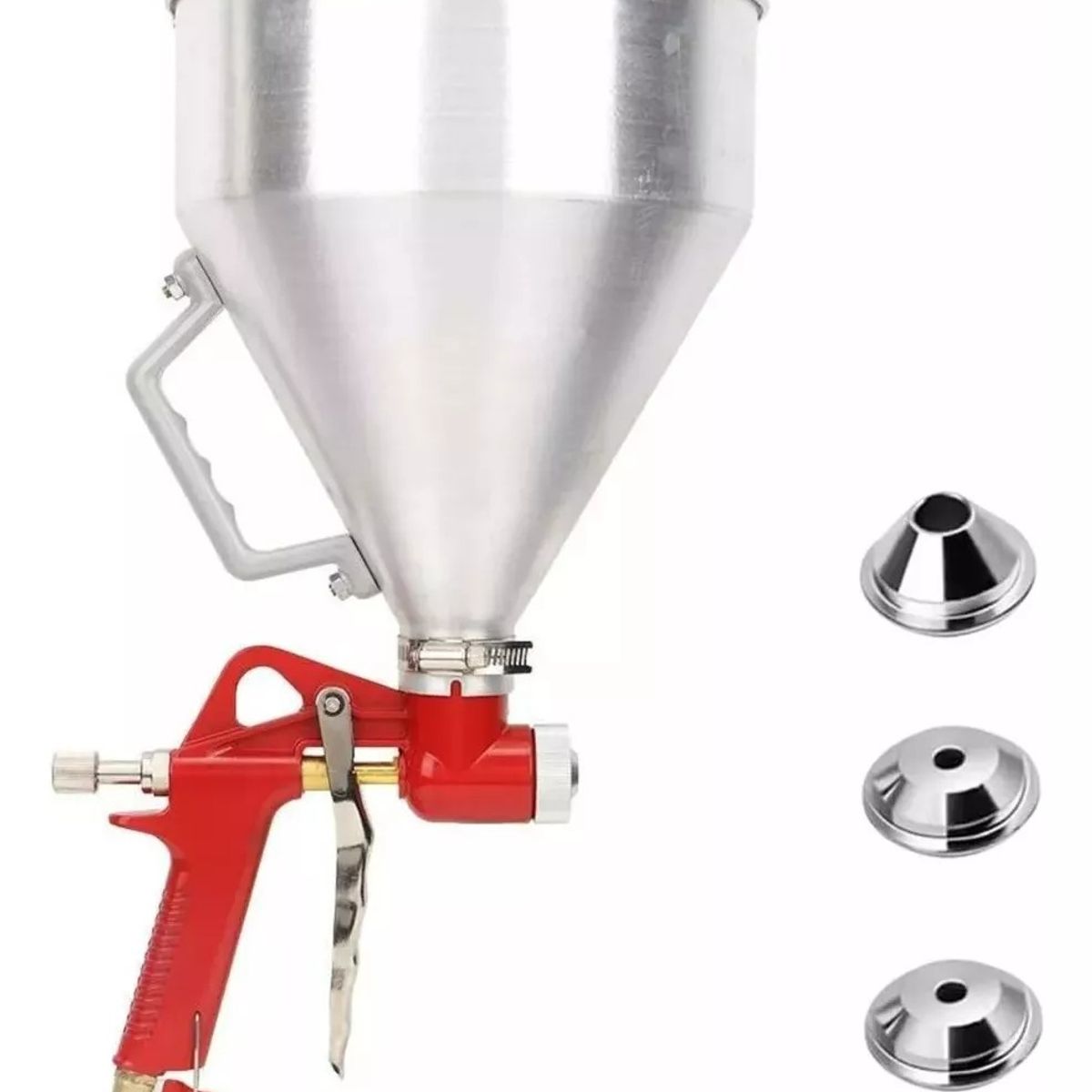 KUANGYE - Pistola Texturado Marmolina + 3 Boquillas Copón 5 Litros